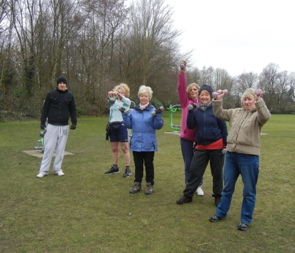 Free training in the Park.